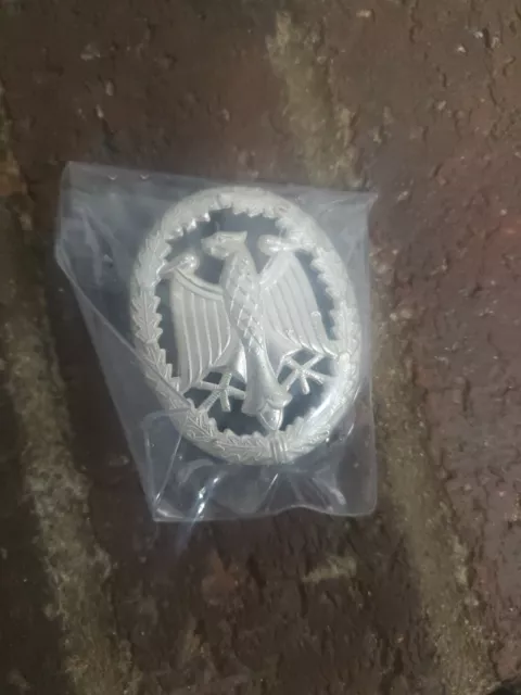 German Armed Forces Badge silver, Authentic