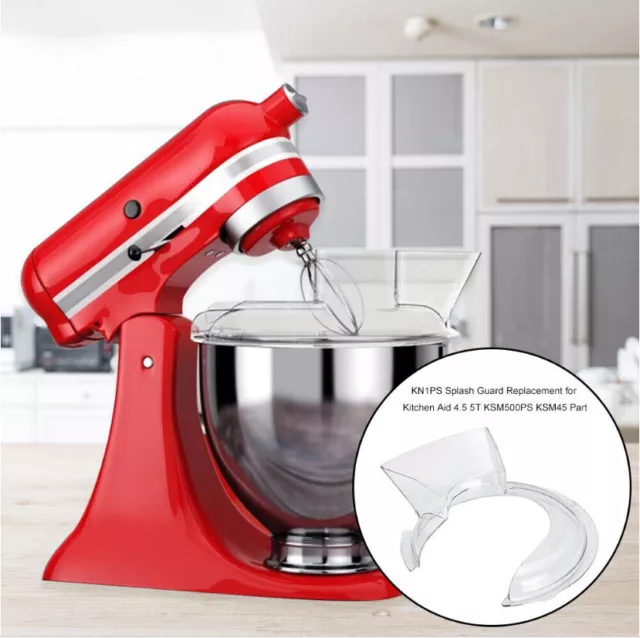 Mixer Cover Splash Guard Pouring Shield For KitchenAid KN1PS K45SS KSM75 KSM90 3