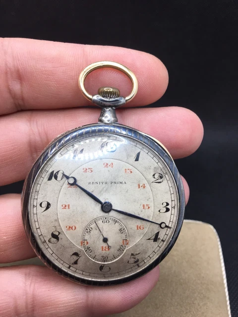 ANCIENNE MONTRE GOUSSET Z nith Prima 1930 Argent Massif Niell Et