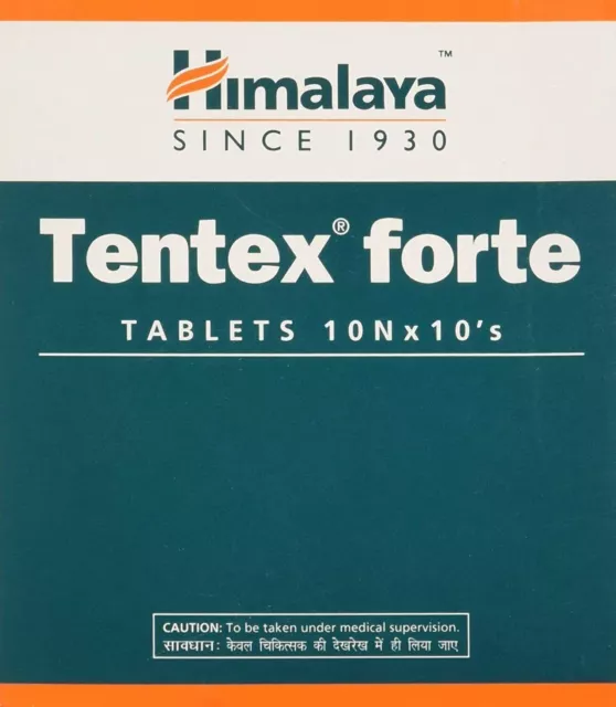 Himalaya Tentex Forte tabletas - (10 tabletas x 10 tiras)