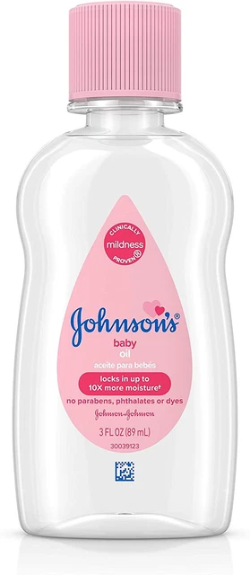 Johnson'S Baby Oil, Pure Mineral Oil to Prevent Moisture Loss, Hypoallergenic, O