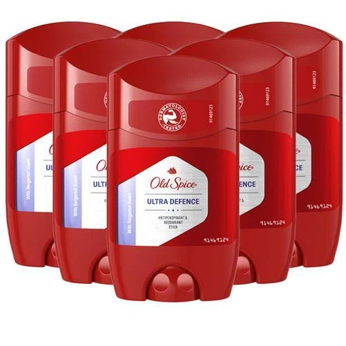 OLD SPICE ULTRA Defence Antiperspirant Deodorant Stick 6 x 50ml 1.69 oz ...