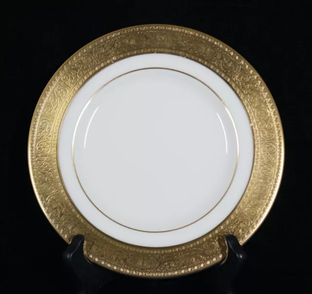 Elegant Lenox Westchester Ivory W/ Embossed Gold Bread & Butter Plate 6 1/4"