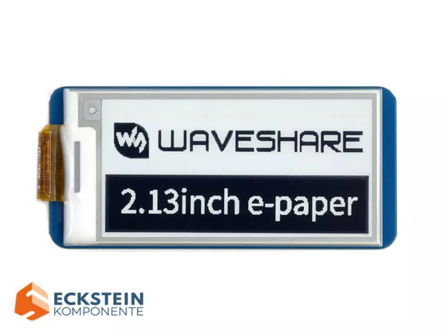 WaveShare 2.13inch E-Paper E-Ink Display Module for Raspberry Pi Pico, 250×122