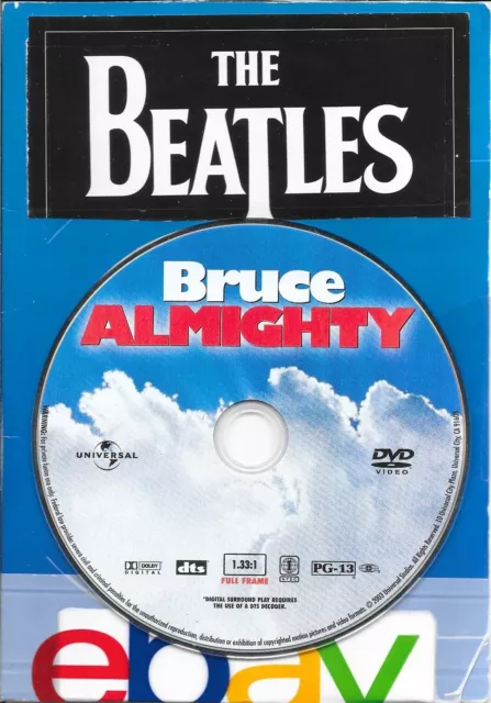 Bruce Almighty-Dvd-2003-Comedy-(Disc Only)-Free Shipping In Canada