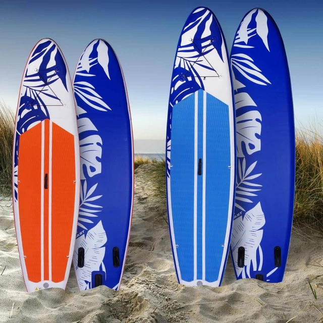 BRAST Paddle Gonflable Family 12'2 – 370x87x15cm, Charge 210kg, Drop Stitch Tissé, 2 Sièges Kayak, 2 Pagaies, Kit Complet