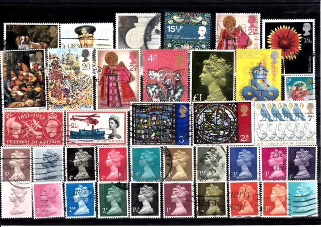 Lot Stamps Briefmarken Großbritannien Great Britain UK o (1198)