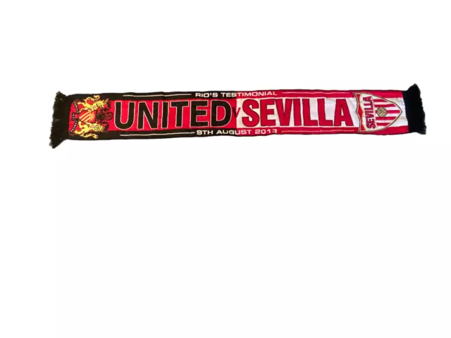 Manchester United Football Scarf - Rio Ferdinand Testimonial