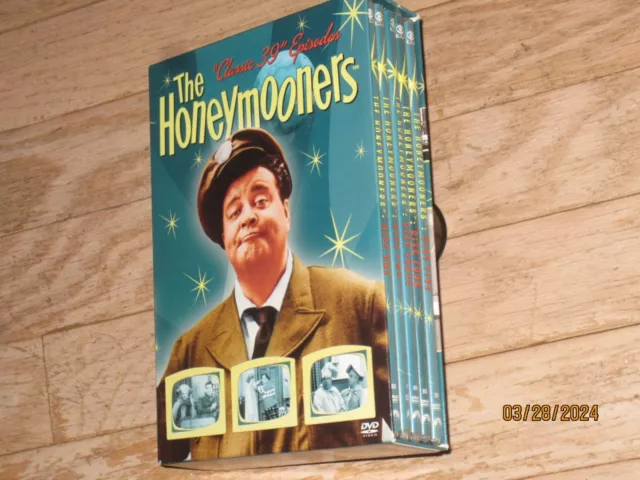 The Honeymooners - The Classic 39 Episodes (DVD 2003, 5-Disc Set) Jackie Gleason