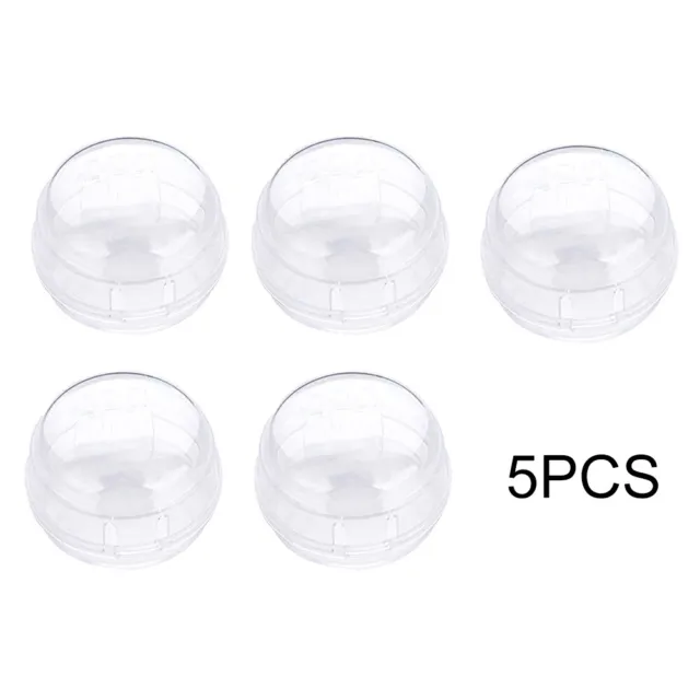 5pcs/pack Stove Knob Cover Transparent Kitchen Gas Cooker Baby Safety Removable