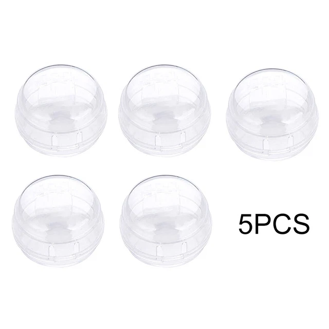 5pcs/pack Stove Knob Cover Transparent Kitchen Gas Cooker Baby Safety Removable