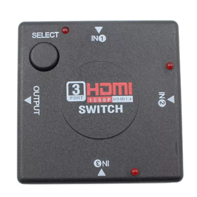 3Or5 Port HDMI Splitter Switch Selector Switcher Hub+Remote 1080p For HDTV ~m'