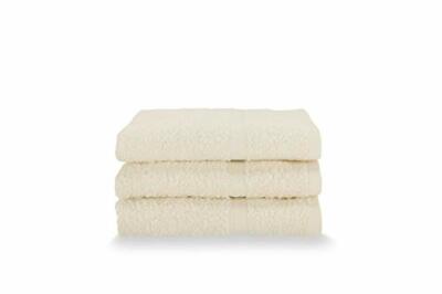 Set da 3 Pezzi Blu Elettrico Gabel Asciugamani Ospite Spugna di Puro Cotone Idrofilo 40 x 60 cm 