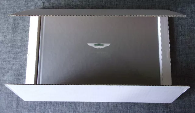 ASTON MARTIN V12 VANQUISH orig 2003 UK Mkt Prestige Hardback Brochure in Box