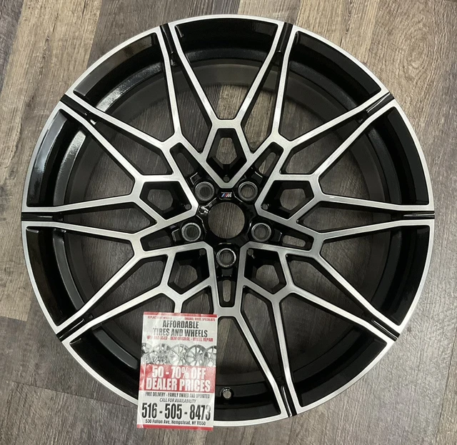 BMW X3M X4M 2022 86615 OEM Roue Jante 21 x 9.5 Avant CNC Brillant Noir ...