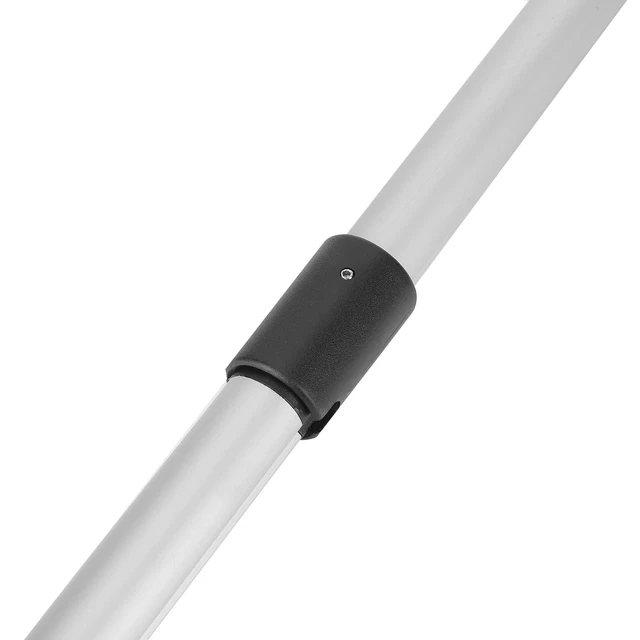 (Tubo d'argento con manico nero)03 Raccoglitore spazzatura girevole 90° multifunzione