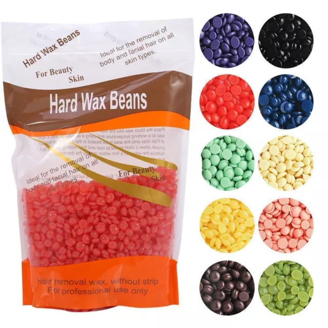 Depilatory Hard Wax Beans Pellet Hot Brazilian Waxing Beads Body Hair Removal UK