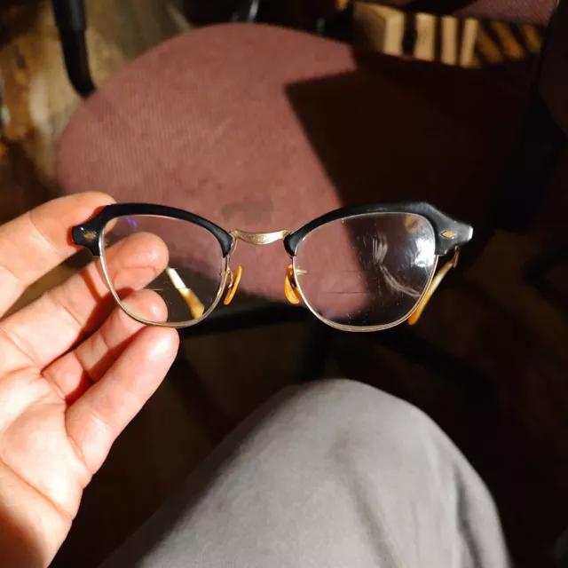 Vintage Bausch Lomb BL Cat Eye 1/10 12k Gold Filled Eyeglasses