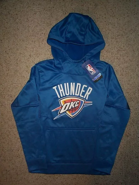 ($50) Oklahoma City Thunder nba Jersey Hoodie Sweatshirt YOUTH KIDS BOYS s-small