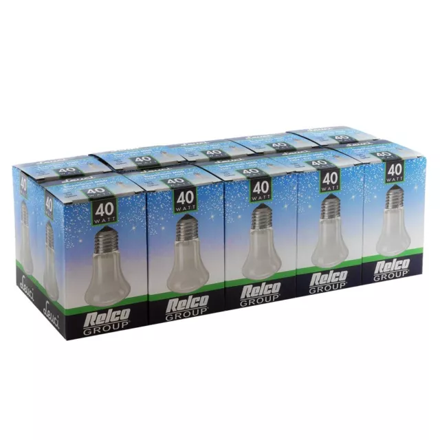 10 x Krypton Glühbirnen 40W E27 Pilzform M50 opal weiß matt 40 Watt Glühlampen