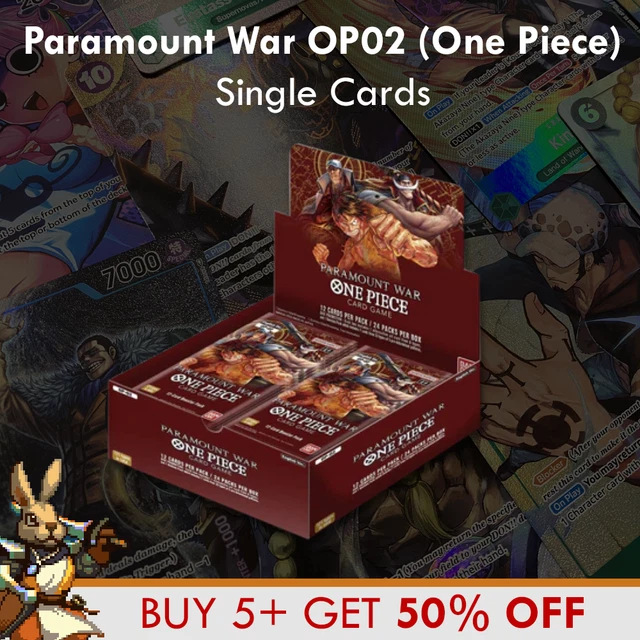PARAMOUNT WAR CARD Singles (ENGLISH) One Piece Trading Card Game £0.
