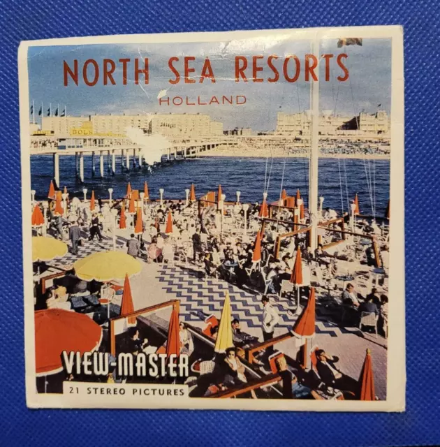Sawyer's Vintage C387 E North Sea Resorts Holland view-master 3 Reels Packet