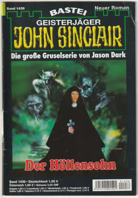 ✪ GEISTERJÄGER JOHN SINCLAIR #1436 Der Höllensohn, Bastei HORROR-ROMANHEFT