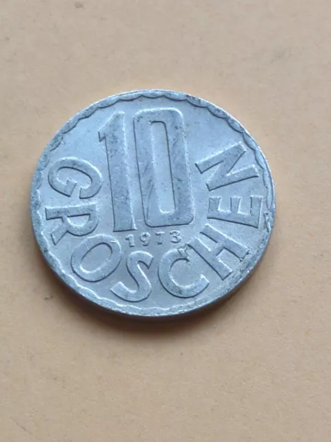 Austria Coin, ÖSTERREICH, 10 groshen, 1973