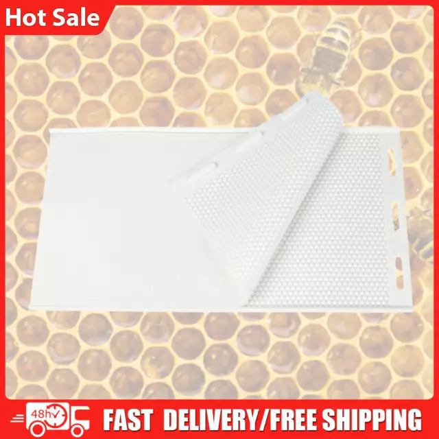 2pcs Beeswax Mold Silicone Beeswax Foundation Press Mold Beekeeping Tool (White)