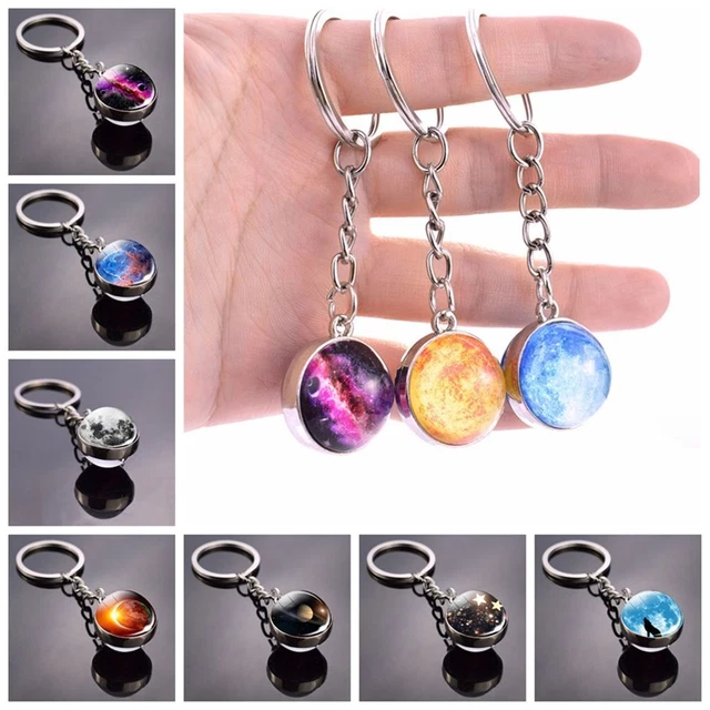 BALL CHAIN GALAXY Ball Double Sided Keyring Solar System