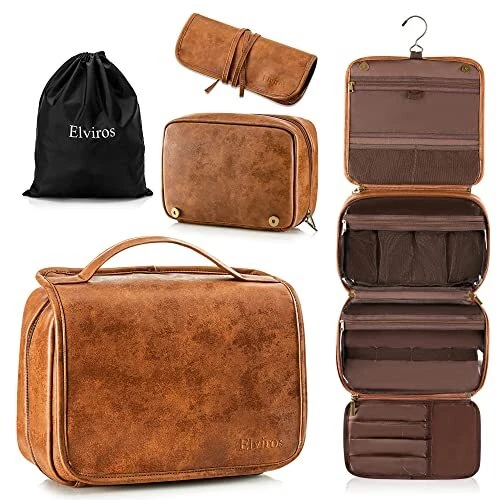 Toiletry Bag Hanging Travel Organizer for Men and Women, 3 in 1 Multi...