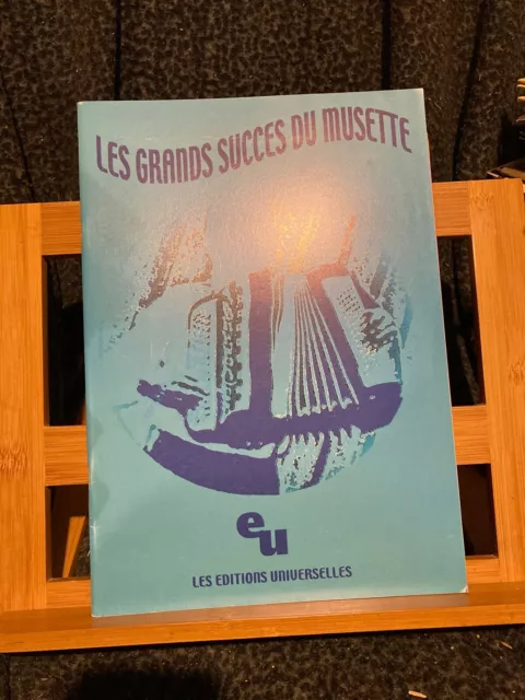 Grands succès du musette Album piano accordéon chant partition éd. Universelles