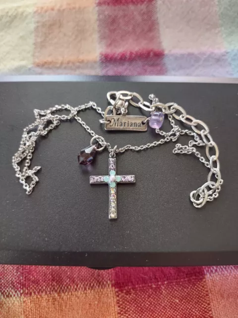 Mariana Cross Necklace Swarovski Crystals