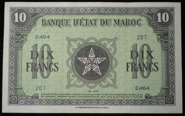 Morocco - 10 Francs 1943