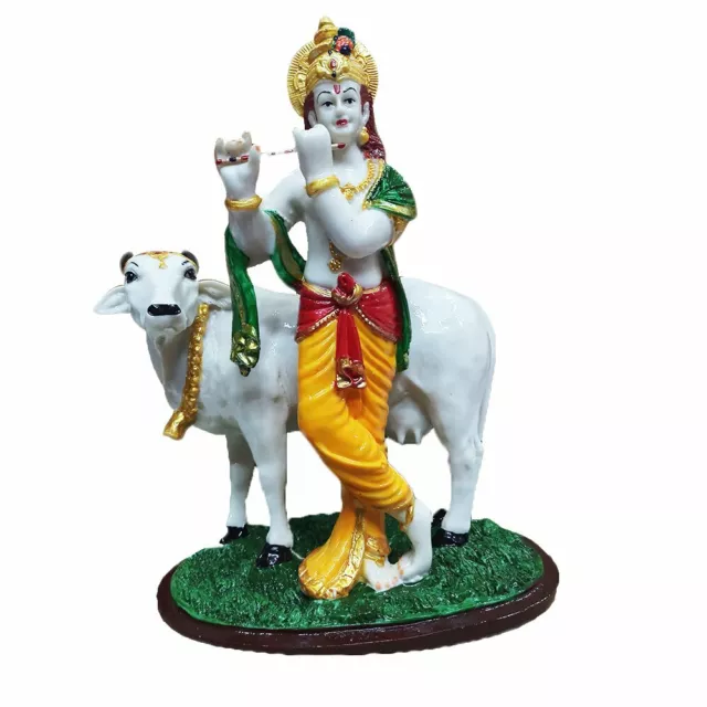 Hindu Gott Lord Krishna Idol Skulptur Statue Figuren