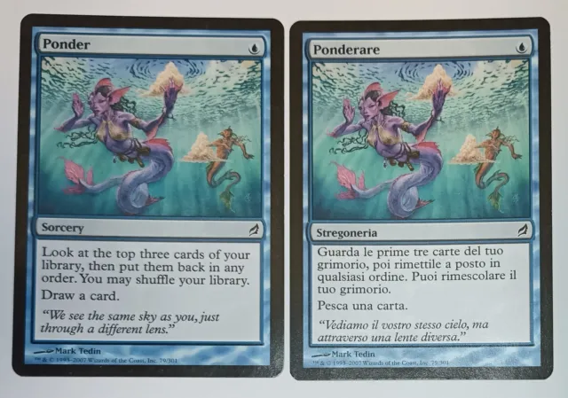 MTG Ponderare - Ponder - Lorwyn ITA - ENG - X 1