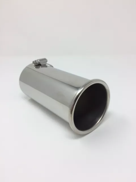 Stainless Steel Rolled Tip Exhaust 45mm - 65mm Top Quality Exhaust Tip