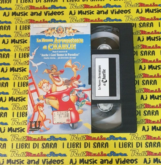 FILM VHS CARTONATA LE NUOVE AVVENTURE DI CHARLIE 1998 animazione (F37) no dvd EUR 4,50 PicClick IT