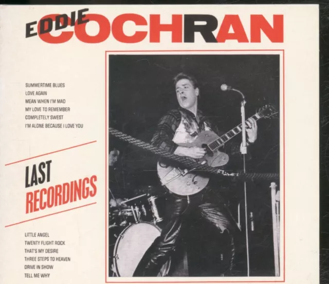 Eddie Cochran Last Recordings CD France Magic 2006 in digipak 3930620