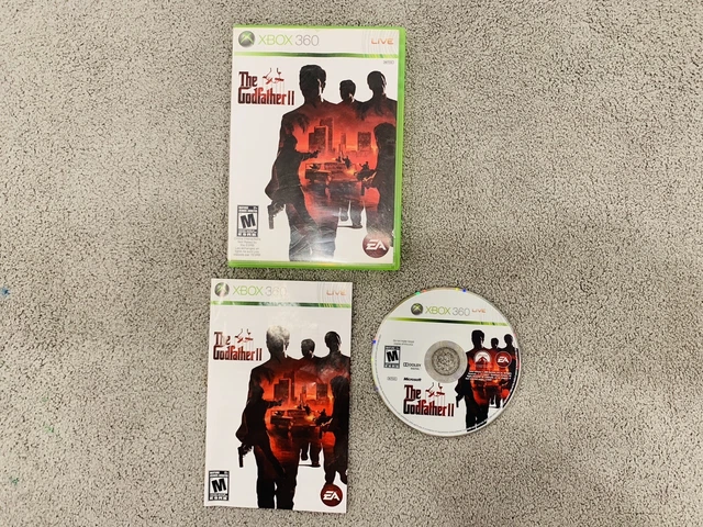 The Godfather II 2 Microsoft Xbox 360 2009 CIB Game Complete w