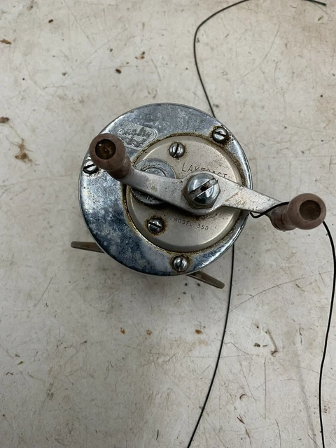 LANGLEY DELUXE LAKECAST FISHING REEL VINTAGE Deluxe Lakecast Model
