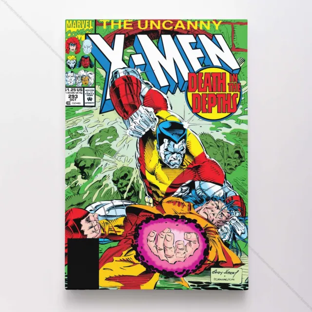 Uncanny X-Men Poster Canvas Vol 1 #293 Xmen Marvel Comic Book Art Print