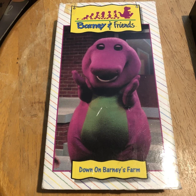 BARNEY & FRIENDS VHS - Down On Barney's Farm - Time Life Video - 1992 ...