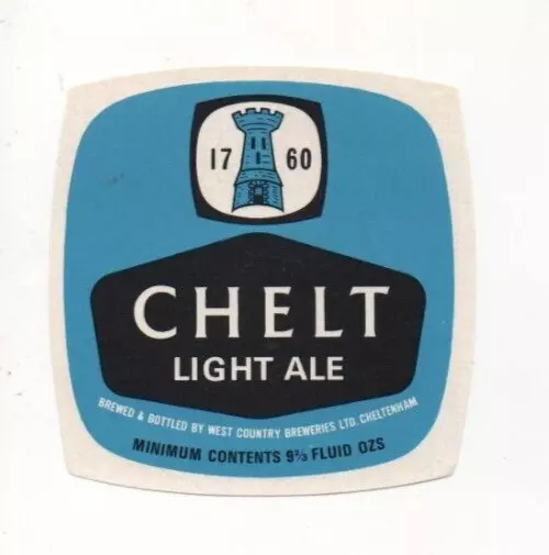 England - Beer Label - West Country Breweries, Cheltenham - Chelt Light Ale