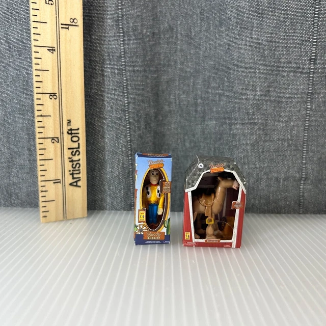 DISNEY STORE MINI Brands Series Pixar Toy Story Bullseye Woody Lot Zuru