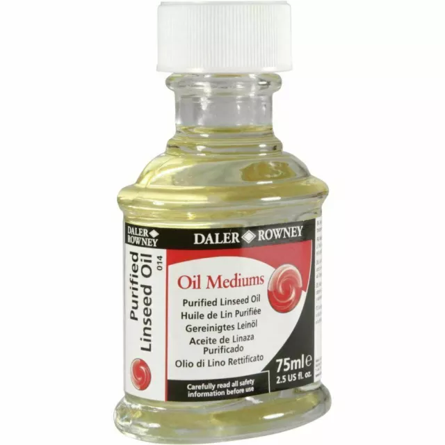 Daler Rowney Purified Linseed Oil Mediums 75ml