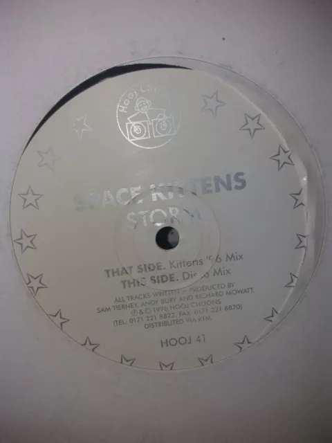 Space Kittens - Storm - 12" Vinyl - High Energy Eurohouse Track from 1996