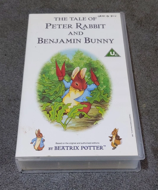 THE TALE OF Peter Rabbit And Benjamin Bunny - PAL VHS Video Tape (VB3 ...