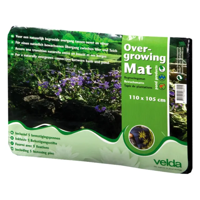 Pond Plant Baskets VELDA Overgrowing Mat Pond Planting Edges Marsh 110 x 105cm