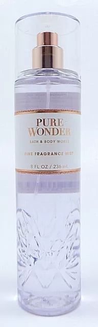 BATH & BODY WORKS PURE WONDER FINE FRAGRANCE BODY MIST SPRAY 8 oz NEW